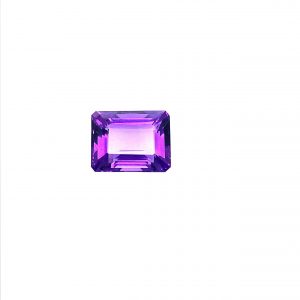 Natural AAA quality loose octagon-shaped emerald cut Amethyst stone, weighing 14.69 carats per gemstone approx. This exclusive and unique precious gemstone is ideal for jewelry making and comes with free shipping.