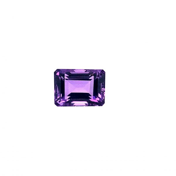 Emerald cut amethyst Emerald cut natural amethyst, 10.66 carats, 14.50 x 10.50 x 9.4 mm, purple gemstone, February birthstone