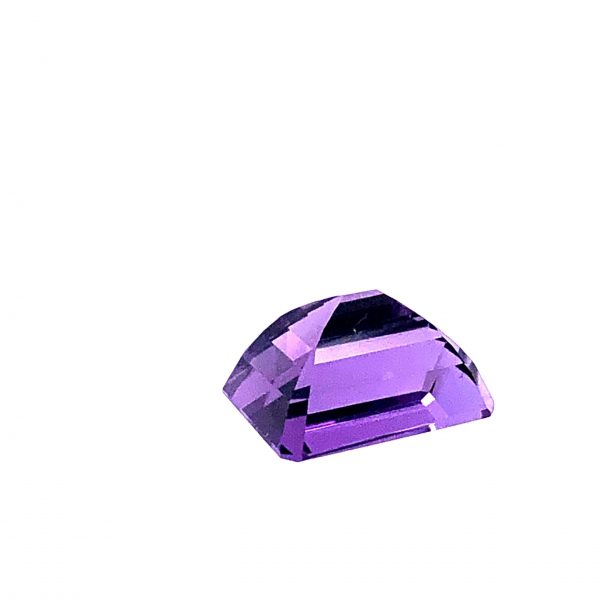 Emerald cut amethyst Emerald cut natural amethyst, 10.66 carats, 14.50 x 10.50 x 9.4 mm, purple gemstone, February birthstone