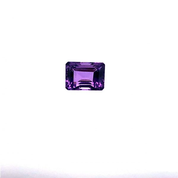 Emerald cut amethyst Emerald cut natural amethyst, 10.66 carats, 14.50 x 10.50 x 9.4 mm, purple gemstone, February birthstone