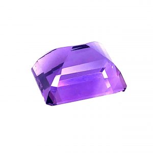 Natural AAA quality loose octagon-shaped emerald cut Amethyst stone, weighing 14.69 carats per gemstone approx. This exclusive and unique precious gemstone is ideal for jewelry making and comes with free shipping.