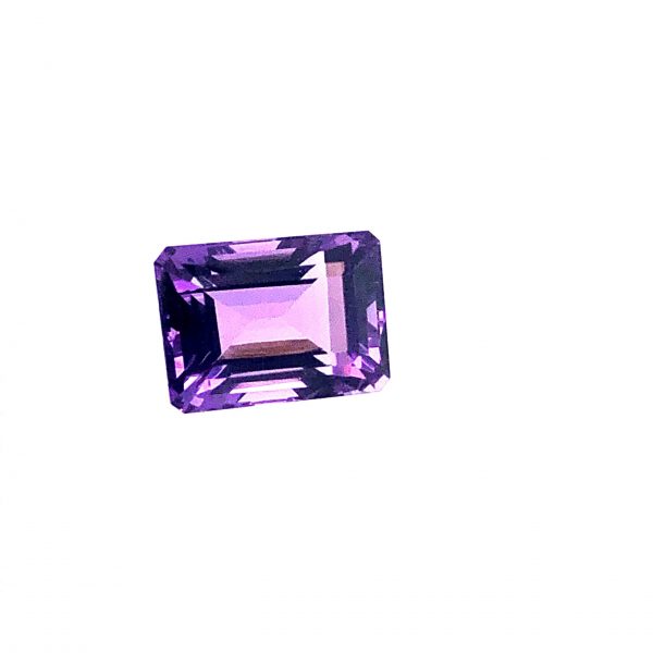 Emerald cut amethyst Emerald cut natural amethyst, 10.66 carats, 14.50 x 10.50 x 9.4 mm, purple gemstone, February birthstone