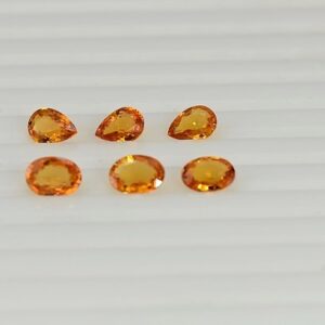 ORSP-2 0.70-1.30 Orange Sapphire || AAA Quality || Free Shipping